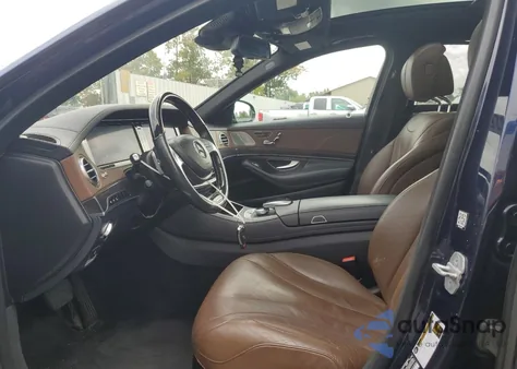 2017 Mercedes-Benz S 550 4Matic из США, поврежденный, VIN WDDUG8FBXHA310446